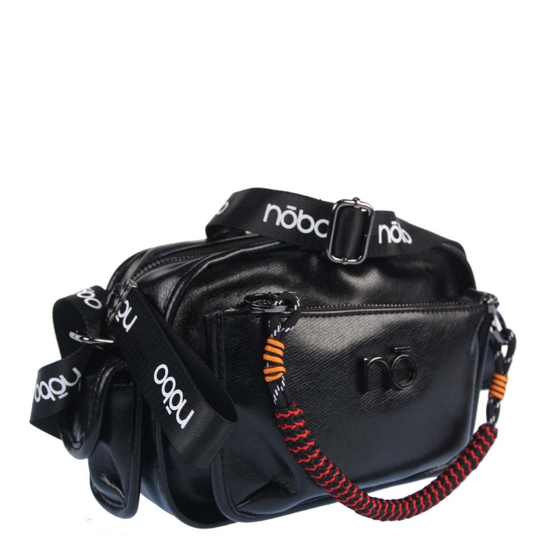 Shoulder bag with an interesting decorative belt NOB K120021WL NOBO