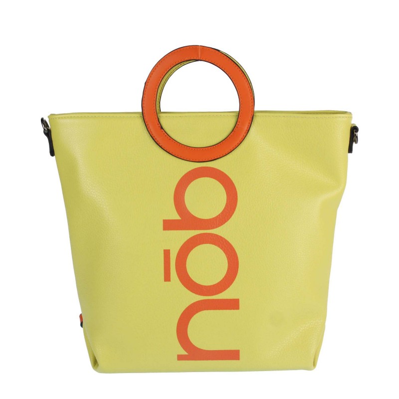 Handbag with a large NOB logo K136021WL NOBO PROMO