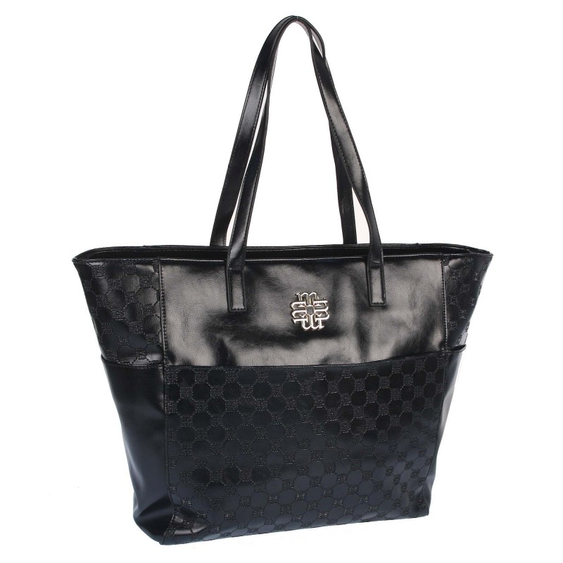 A handbag with an interesting embossing MON 180021WL MONNARI PROMO