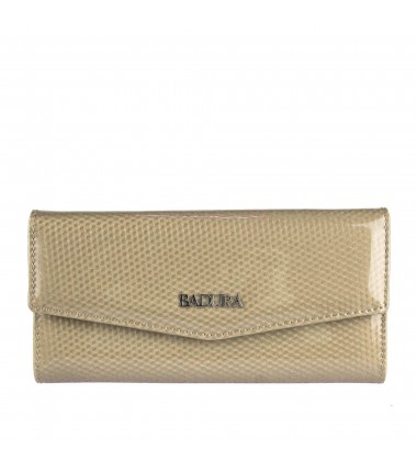 Lacquered Leather Wallet B-43877P-SBR Badura