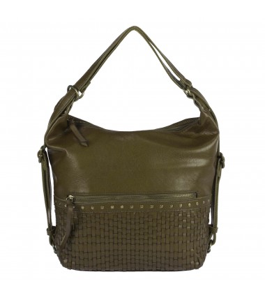 Handbag 6666-1 JZ21 David Jones with leather trim