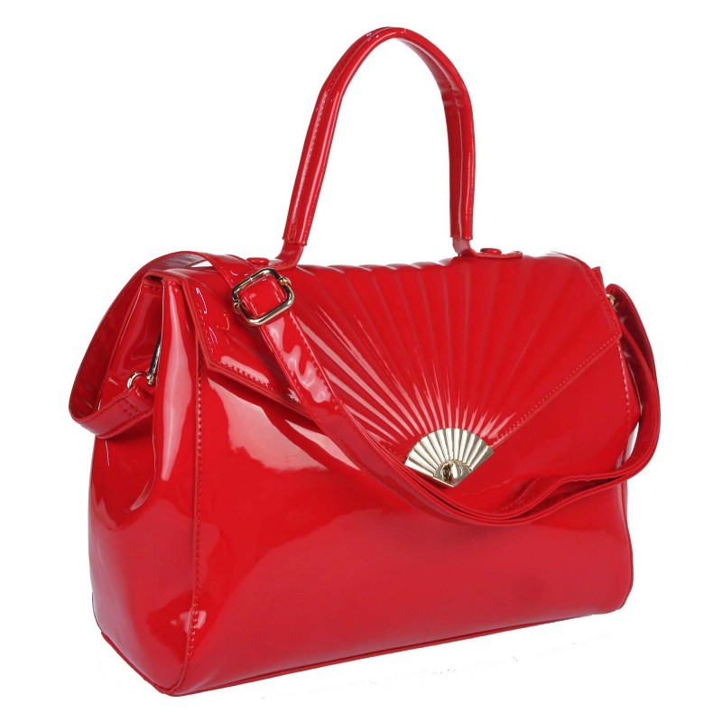 Lacquered bag 2502A555 Herisson