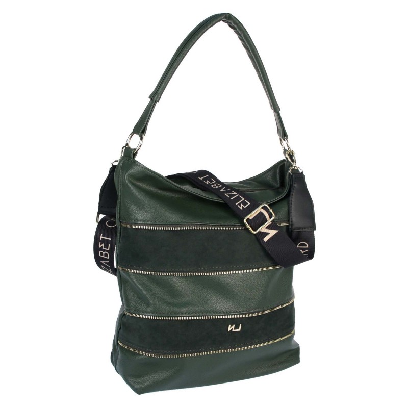 Handbag with a front pocket 21048 F13 Elizabet Canard