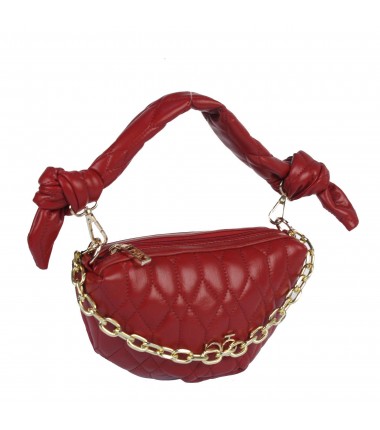 Quilted shoulder bag with a decorative chain L3010 NOBO PROMO