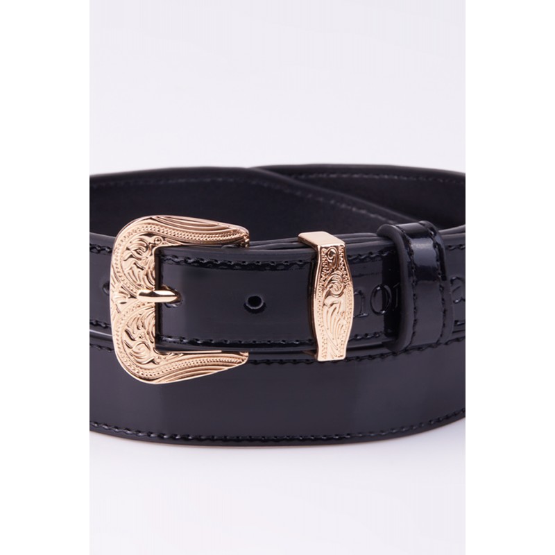 Women's leather belt BLT005021JZ-M20 S / M MONNARI