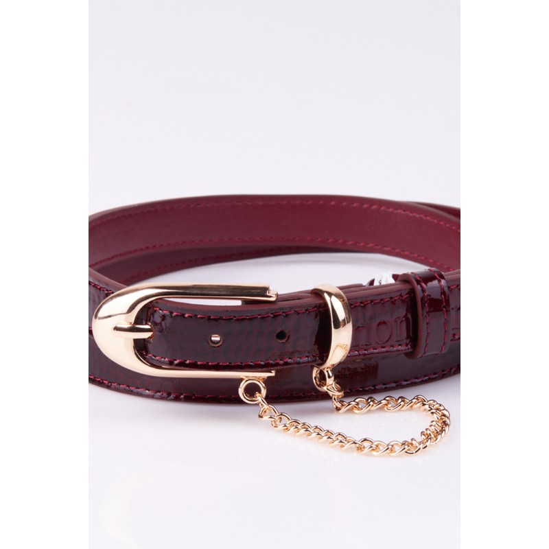 Women's leather belt BLT004021JZ-M05 S / M MONNARI