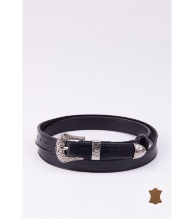 Women's leather belt BLT006021JZ-020 L/XL MONNARI