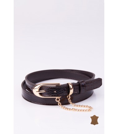 Women's leather belt BLT004021JZ-M17 S / M MONNARI