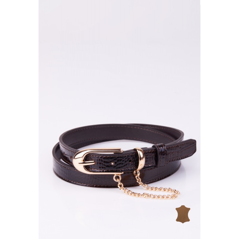 Women's leather belt BLT004021JZ-M17 S / M MONNARI