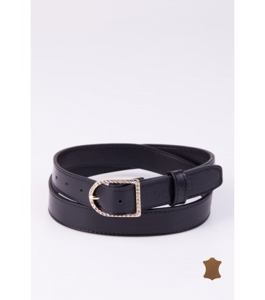 Women's leather belt BLT007021JZ-020 S / M MONNARI