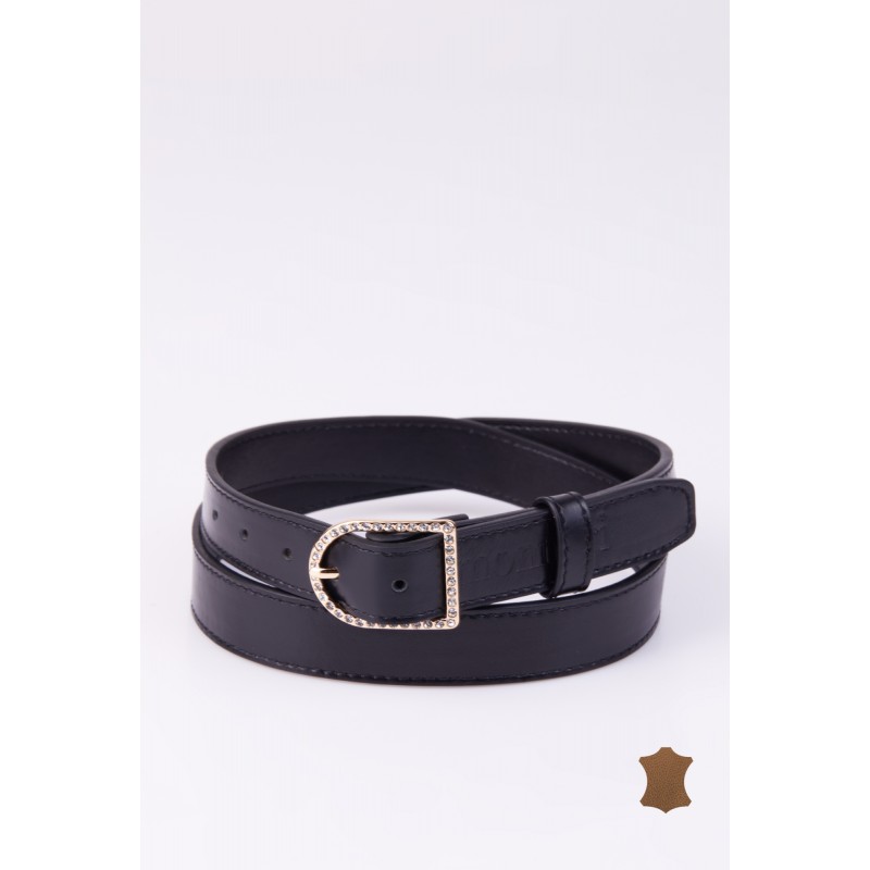 Women's leather belt BLT007021JZ-020 L/XL MONNARI