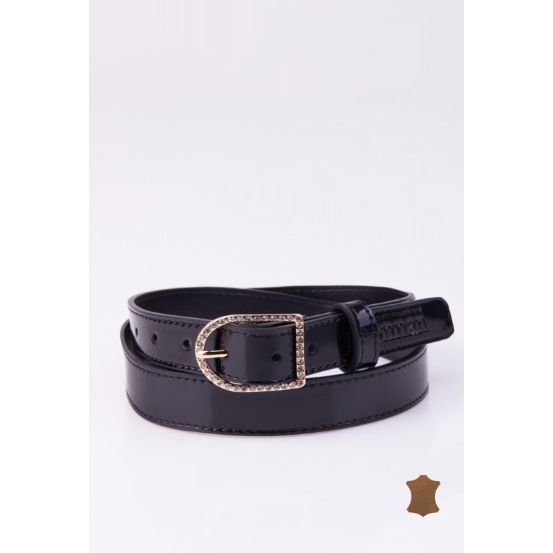 Women's leather belt BLT007021JZ-M20 S / M MONNARI