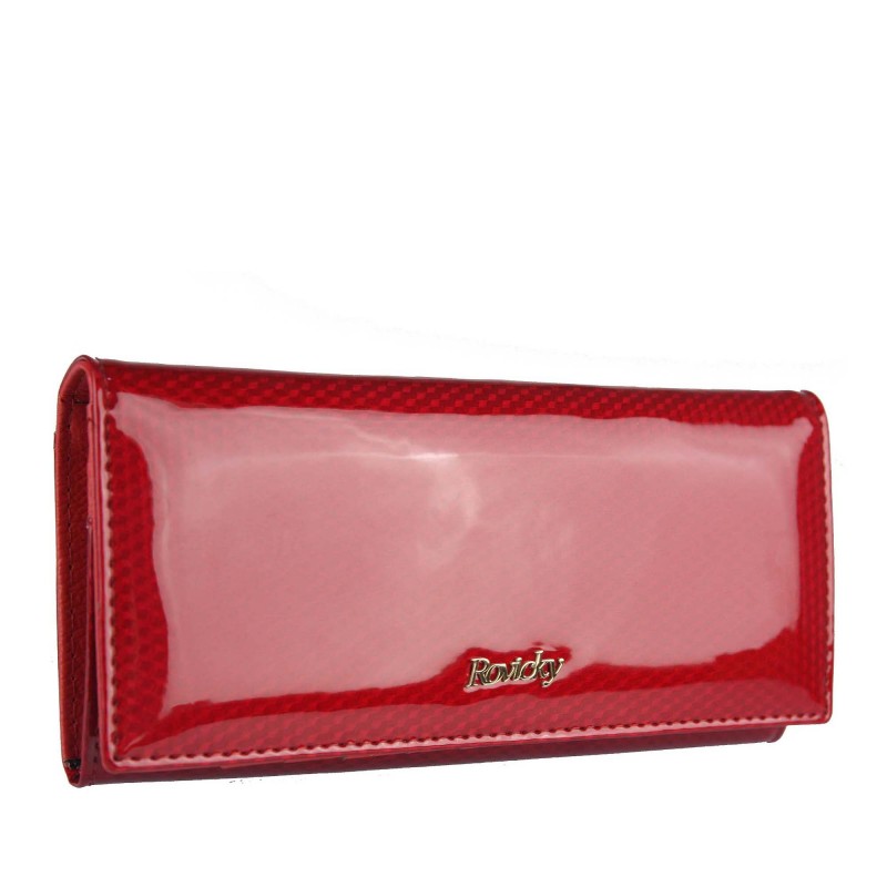Women's lacquered wallet 8801-SBRN ROVICKY