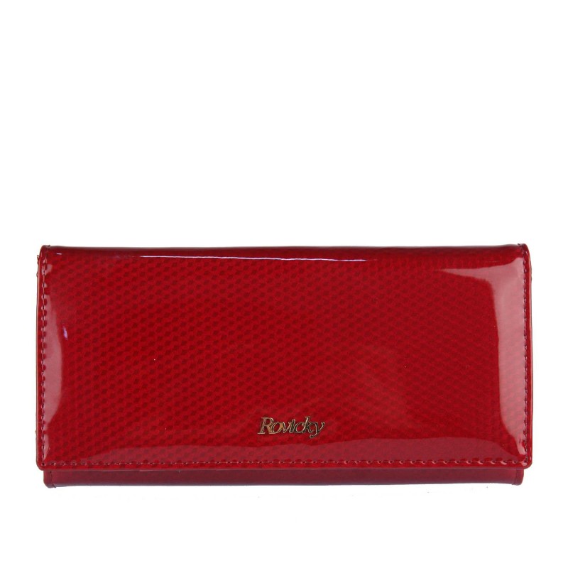 Women's lacquered wallet 8805-SBRN ROVICKY