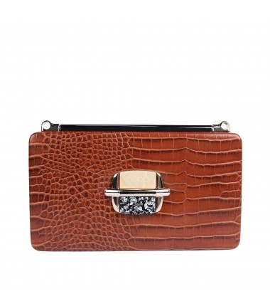 A formal bag J4410 NOBO with an amber chain