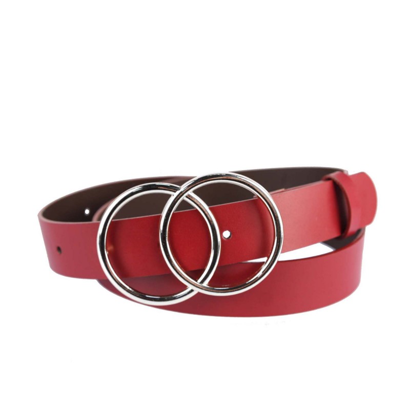 Women's leather belt PA644-3