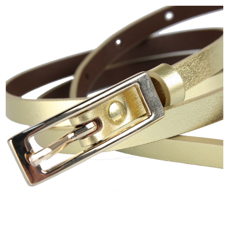 Thin women's PA556-A-1 leather belt