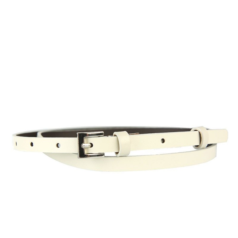 Thin leather belt PA463-1