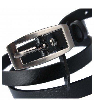 Women's leather belt PA146-ZW-1 patterned