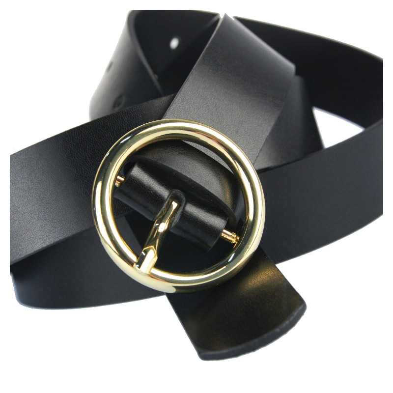 Women's leather belt PAD561-A-3 L / XL