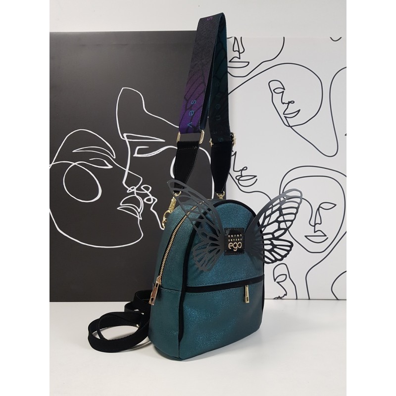 Handbag-backpack with wings C1932 A24 EGO