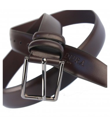 Men's leather belt JPC-2083 BROWN Badura