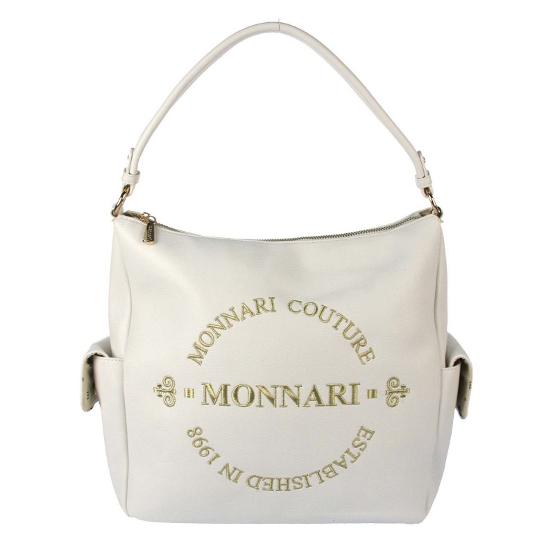 Handbag with a large logo 038022WL Monnari PROMO