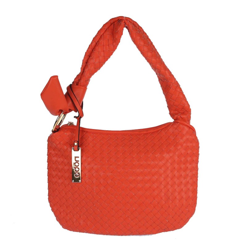 Small interwoven bag with a soft handle K1310 NOBO PROMO