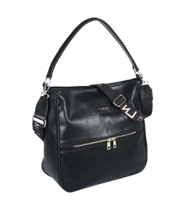 Handbag with a front pocket 656 F13 Elizabet Canard