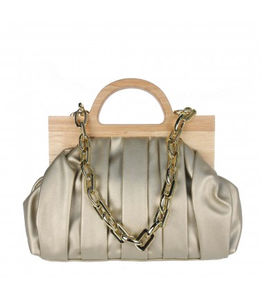 Handbag with wood 4440-27 MICUSSI