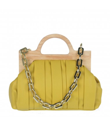 Handbag with wood 4440-27 MICUSSI PROMO
