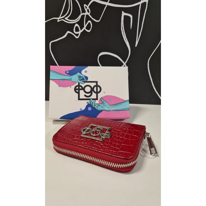 Women's leather wallet ES-S420ZW EGO