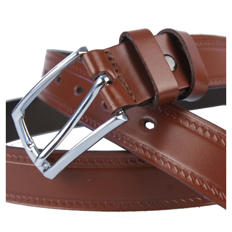 Men's belt PAM1099-30 BROWN