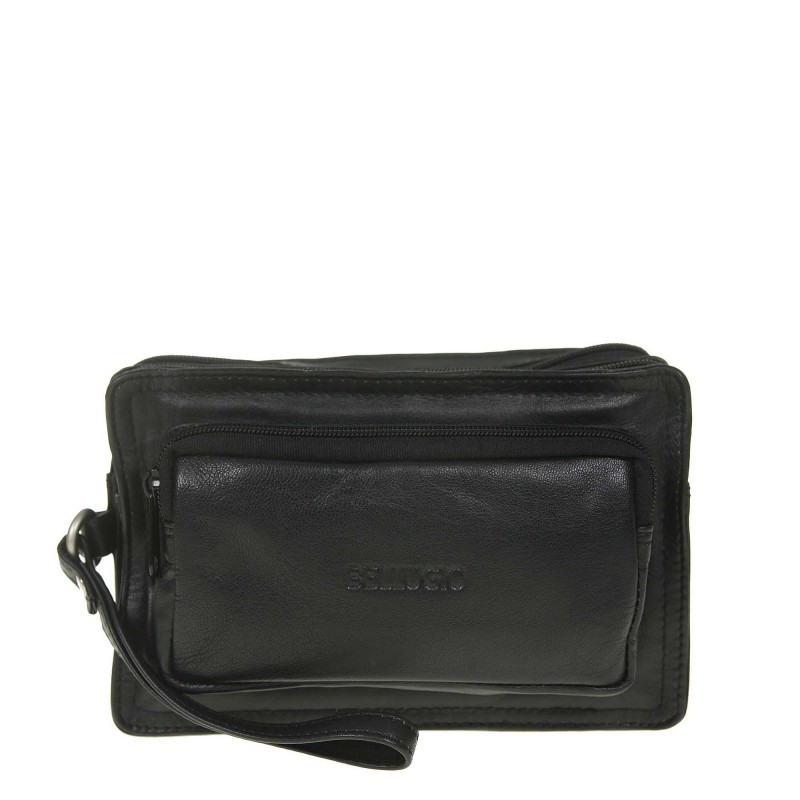 Men's hip bag AS-03-085A leather