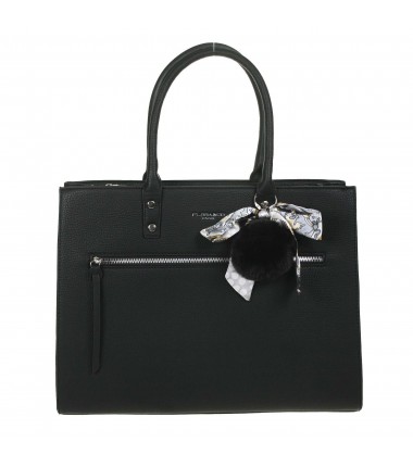 Handbag with pompom F2545 Flora&Co