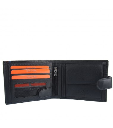 Męski portfel z zapięciem TILAK22324A Pierre Cardin