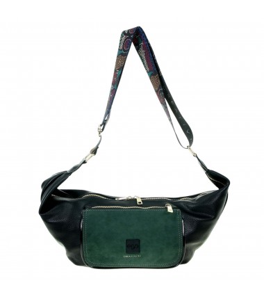 Handbag with a suede pocket C216ET F5 EGO