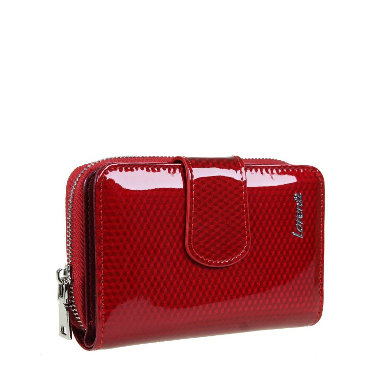 Women's wallet 76115-SBR Lorenti, lacquered