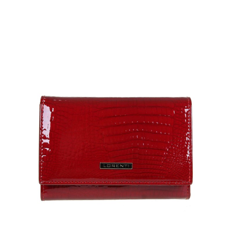 Women's wallet JP-507-RS Lorenti lacquered with an animal motif