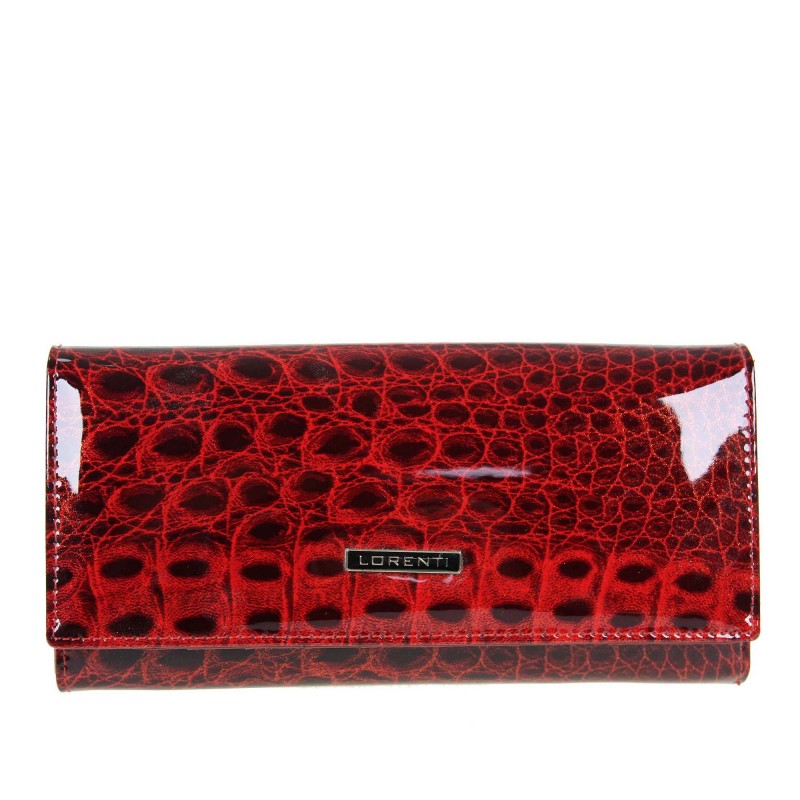 Women's wallet GD27-14 Lorenti lacquered with an animal motif