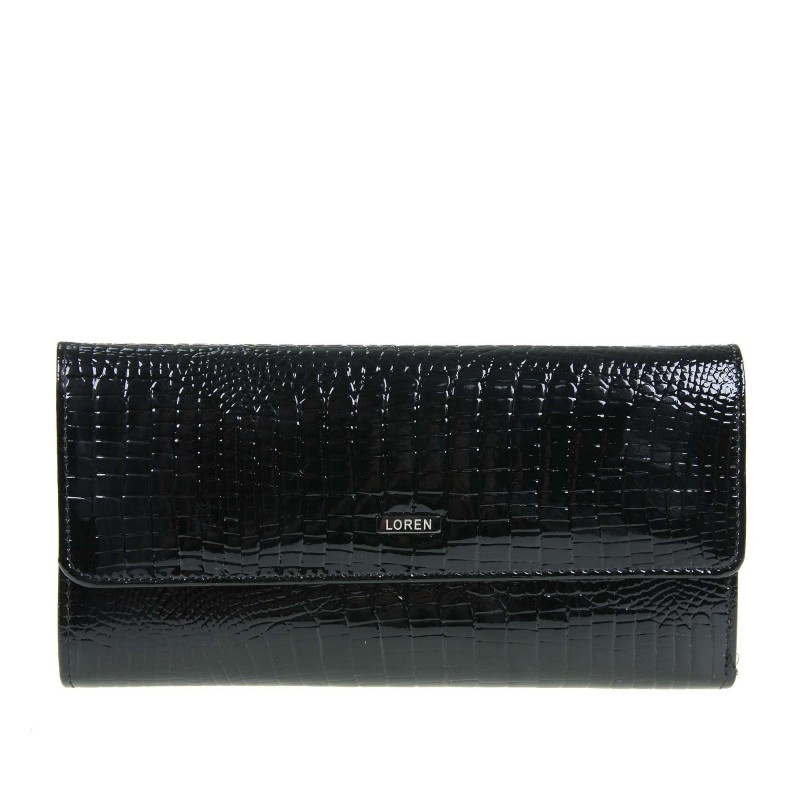 Women's wallet 74507-RS LOREN lacquered with an animal motif