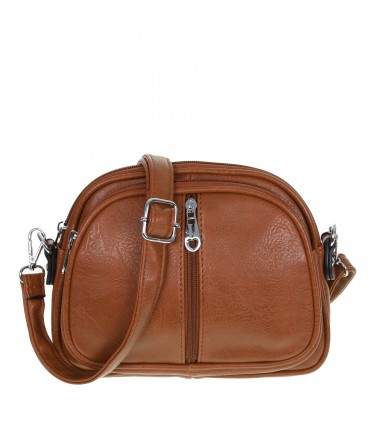 Small postman bag 6921 MARINA D with a zipper on the front