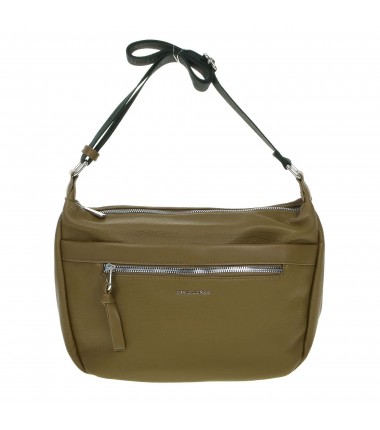 David Jones 6239-2 Beige Satchel Handbag - Accessories from North Shoes UK