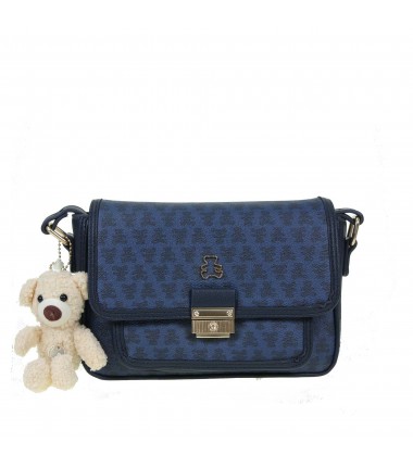 Handbag LULU-A22026 with a teddy bear LULU CASTAGNETTE