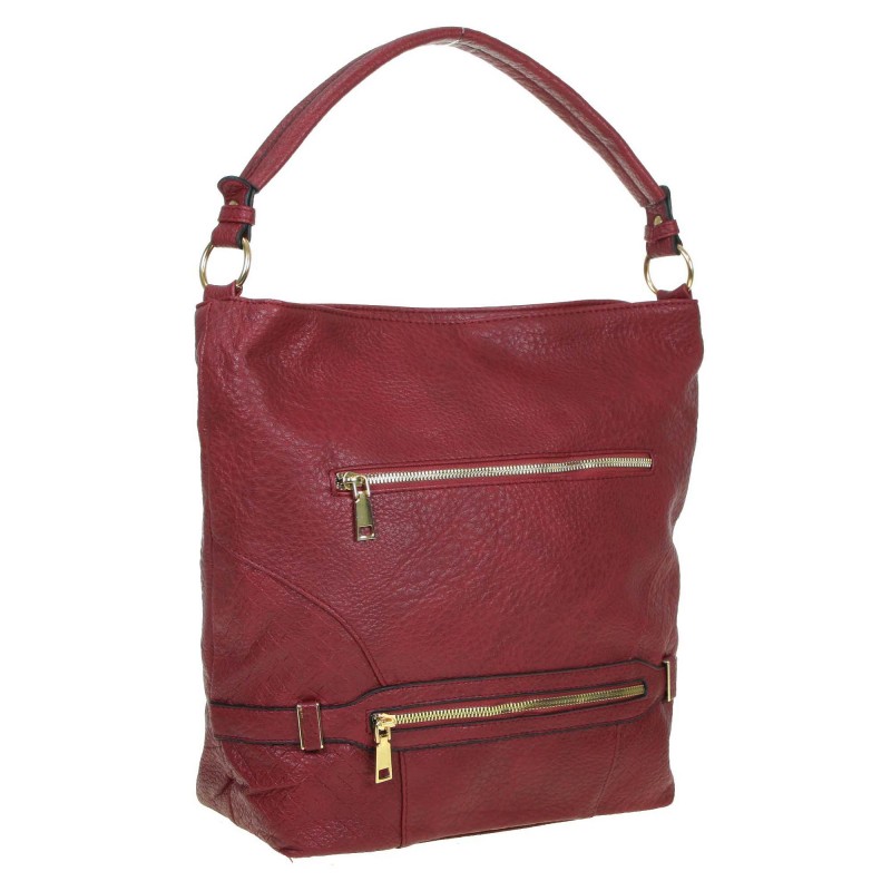 Handbag 6248 with pockets on the front Briciole