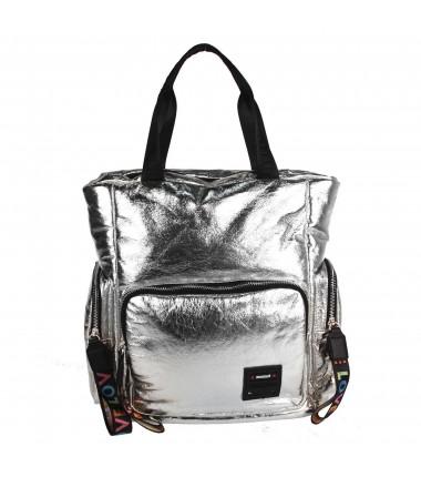 Lacquered backpack MON 132021WL MONNARI