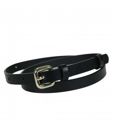 Women's belt PA522-A-15 BLACK leather