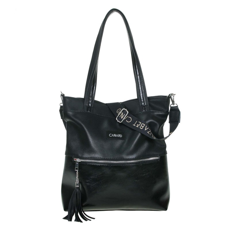 Handbag with a pocket on the front P0665-EC F13 ​​Elizabet Canard