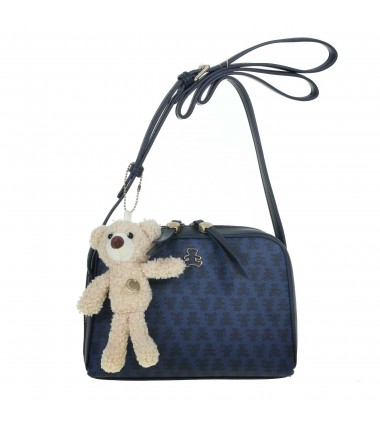 Handbag LULU-A22027 LULU CASTAGNETTE with a teddy bear