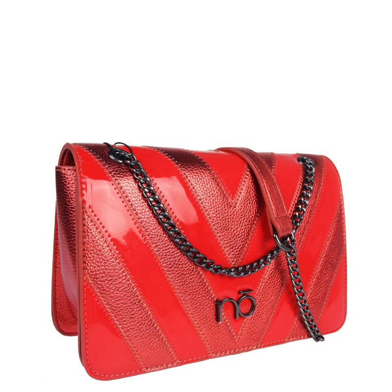 Handbag L0910 NOBO lacquered shoulder bag